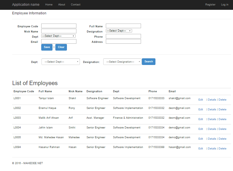 Crud Operation In Asp Net Mvc Vrogue